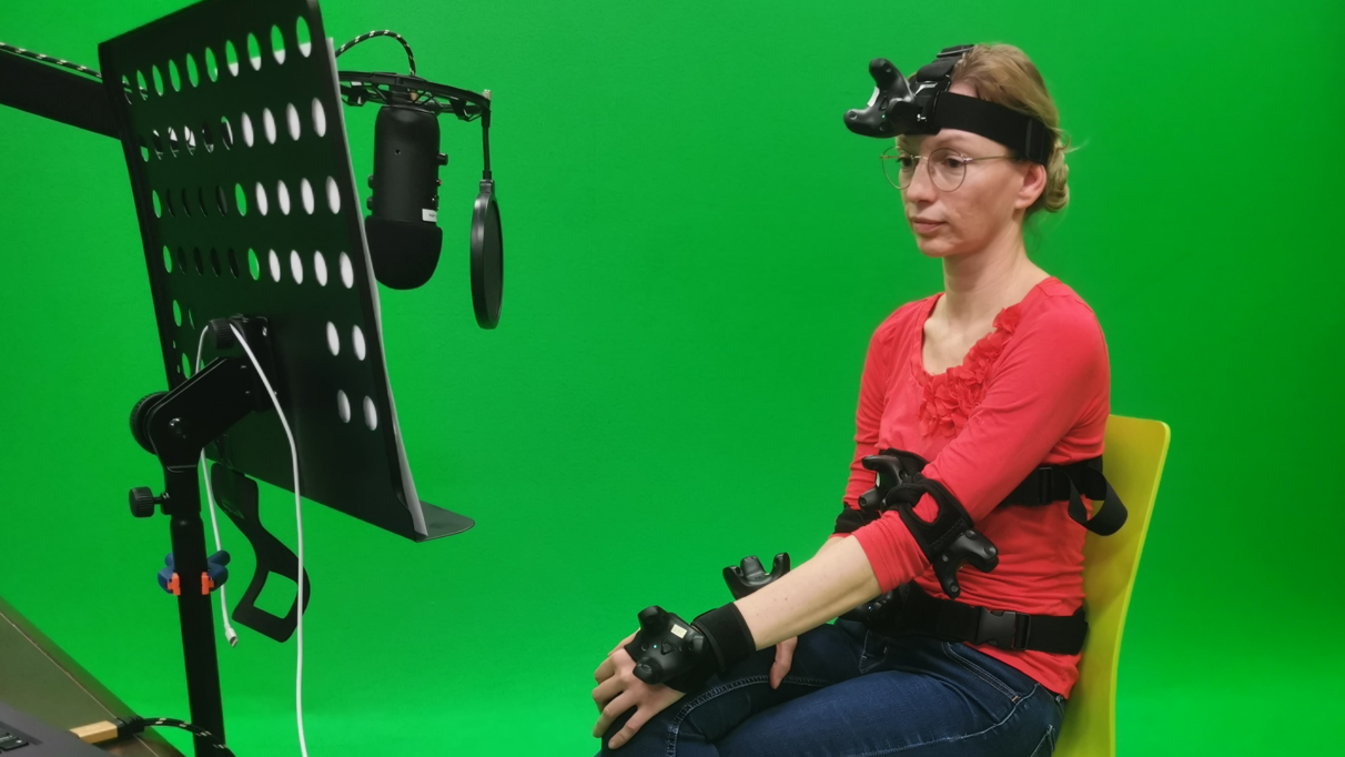 Tonaufnahme und Gesichtstracking im Studio